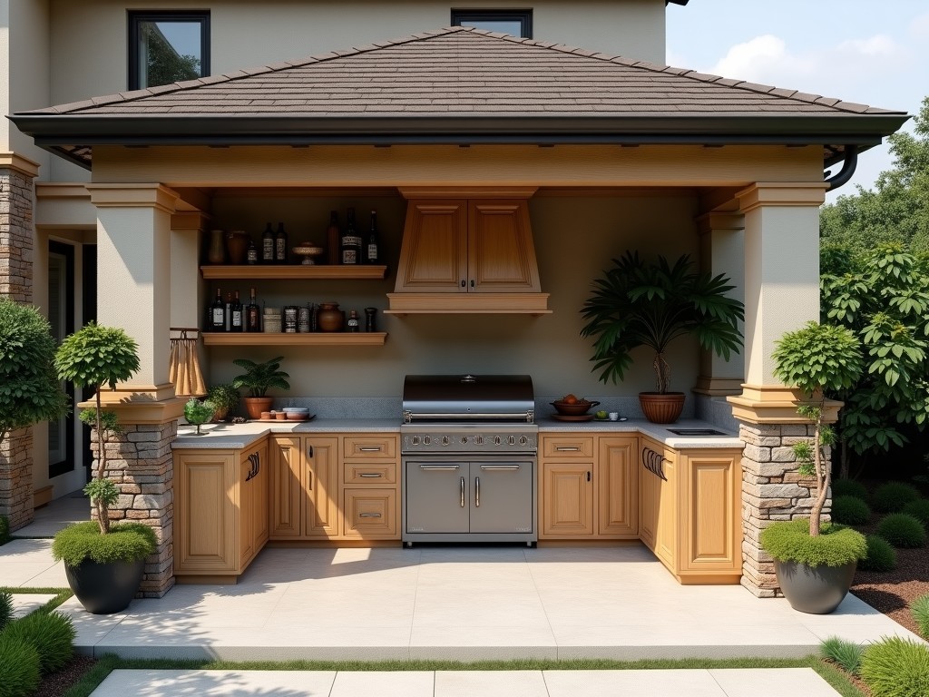 B2B Custom Outdoor Kitchen Cabinets