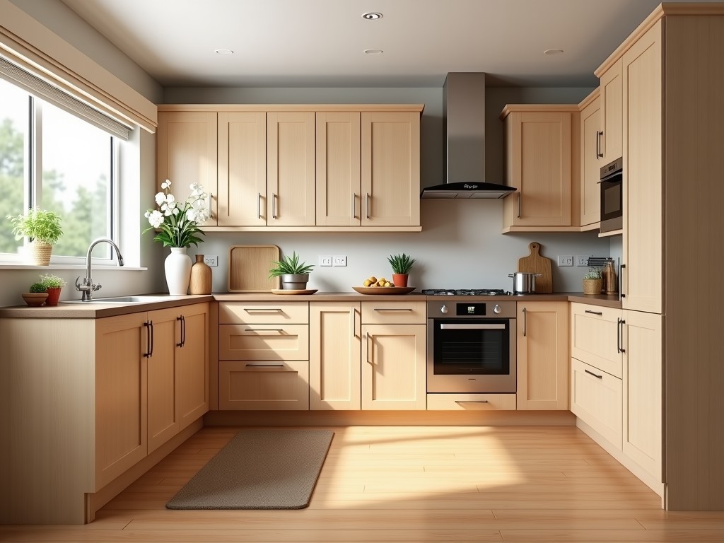 Buy Custom Plywood Kitchen Cabinets