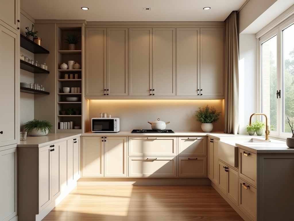China Custom Painted Kitchen Cabinets
